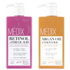 Medix 5.5 Retinol Cream + Argan Oil Anti Aging Face & Body Lotion Moisturizer Skin Care Set. Retinol Fights Wrinkles & Crepey Skin, Argan Oil Firms Sagging Skin & Erases Cellulite, 15 Fl Oz (2-Pack)