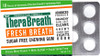 TheraBreath Fresh Breath Chewing Gum with ZINC, Citrus Mint Flavor, 10 Count (Pack of 6)