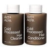 Act+Acre Cold Processed Hair Cleanse and Conditioner Set with Pumps (10 Fl Oz / 296 mL each)