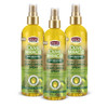 African Pride Olive Miracle Braid Sheen Spray (3 Pack) with tea tree oil and olive oil to protect and moisturize scalp and hair.12oz.