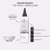 Pureology Color Fanatic Top Coat + Sheer Clear Hair Toner | Hair Gloss Treatment | Clear Hair Glaze for Brunette & Black Hair | 6.7 Fl Oz