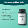 Hair Loss Shampoo, Conditioner, and Hairbiotic | Experience Healthier, Fuller, and Thicker Looking Hair | Hair Loss Solution Developed by Dermatologists | 1 Month Supply