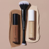 e.l.f. Complexion Duo Brush Makeup Brush For Applying Foundation  Concealer Creates An Airbrushed Finish Made With Vegan CrueltyFree Bristles