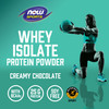 NOW Sports Nutrition, Whey Protein Isolate, 25 G With BCAAs, Creamy Chocolate Powder, 5-Pound