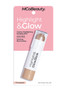 MCoBeauty Highlight and Glow Stick - Luminous Cream Balm Highlighter Stick - Illuminating Cheek Contour With Dewy Finish - Formulated With Ultra Fine, Light Reflecting Particles - Champagne - 0.35 Oz