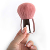 Foundation Brush,Daubigny Large Pink Powder Brush Flat Arched Premium Durable Kabuki Makeup Brush Perfect For Blending Liquid,Cream and Flawless Powder,Buffing, Blending,Concealer ¦
