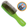 Giorgio GIO1 Gentle Hair Brush Dresser Size. Wet & Dry Pro Hair Brush Detangler. Soft for Sensitive Scalp. Good For Men Women & Kids All hair lengths. Durable and Anti-Static. (Set, Green)