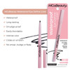 MCoBeauty Waterproof Eye Define Liner - Glides on Smoothly - Long-Wearing Pigment Lasting All Day - Smudge Proof - Vegan - Double Black