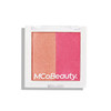 MCoBeauty Highlight And Blush - Two-Toned Powder Duo - A Gorgeous Flush Of Radiance And Color - Satin Blush And High Shine Highlighter - Highly Blendable - Long Lasting - Berry Glow - 0.35 Oz