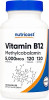 Nutricost Vitamin B12 (Methylcobalamin) 5000mcg 120 Capsules