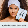 Rael Bamboo Face Sheet Mask - Natural Facial Mask with Moisturizing for Dewy, Hydrating and Glowing (Hydration, 5 Sheets)