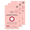 Rael Miracle Invisible Spot Cover - Hydrocolloid, Acne Pimple Absorbing Cover, Blemish Spot, Skin Care, Facial Stickers, 2 Sizes (72 Count)