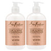 SheaMoisture Curl and Shine Conditioner For Thick, Curly Hair Coconut and Hibiscus Sulfate Free 13 oz 2 Count