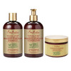 SheaMoisture Hydrate and Replenish Shampoo, Conditioner and Hair Masque for Curly Hair Manuka Honey and Marfura Oil Deep Conditioning Hair Treatment to Hydrate and Replenish Hair 3 Count