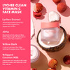 Kopari Lychee Clean Vitamin C Face Mask with Vitamin C, AHAs & Coconut Milk | Complexion Brightening and Moisturizing Face Mask | Brighten and Hydrate Dull, Dry Skin | Vegan and Cruelty Free | 2.1 fl Oz