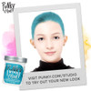 Punky Turquoise Semi Permanent Conditioning Hair Color NonDamaging Hair Dye Vegan PPD and Paraben Free Transforms to Vibrant Hair Color Easy To Use and Apply Hair Tint lasts up to 35 washes 3.5oz