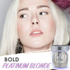 Punky Platinum Blonde Toner Semi Permanent Conditioning Hair Color NonDamaging Hair Dye Vegan PPD and Paraben Free lasts up to 25 washes 3.5oz
