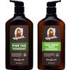 Men's Natural Lotion by Dr. Squatch - Non-Greasy Men's Lotion - 24-hour moisturization hand and body lotion - Made with Shea Butter, Coconut Oil, and Vitamin E - Pine Tar and Cool Fresh Aloe (2 Pack)