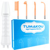 High Frequency Facial Wand - TUMAKOU Portable High Frequency Facial Skin Machine - with 4 Glass Tubes