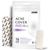 Avarelle Acne Cover Patch FIT (16 Count) Blemishes Patches, Acne Spot Treatment for Zit with Tea Tree, Calendula and Cica Oil for Face, Neck, & Back, Vegan, Cruelty Free (RECTANGULAR / 16 PATCHES)
