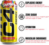 Cellucor C4 Energy Drink, Skittles, Carbonated Sugar Free Pre Workout Performance Drink with no Artificial Colors or Dyes, 16 Oz, Pack of 12