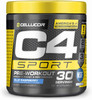 C4 Sport Pre Workout Powder Blue Raspberry - Pre Workout Energy with 3g Creatine Monohydrate + 135mg Caffeine and Beta-Alanine Performance Blend - NSF Certified for Sport | 30 Servings