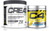 Cellucor Pre Workout & Creatine Bundle, C4 Original Pre Workout Powder, Icy Blue Razz, 30 Servings + Cor Performance Creatine Powder, 72 Servings