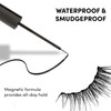 Glamnetic Princess Magnetic Eyelashes with Black Liquid Eyeliner | 60 Wears Reusable Faux Mink Lashes with Waterproof All-Day Hold Liner
