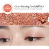 ETUDE Air Mousse Eyes (#OR201 Dancing Coral)(21AD) | Metal Glitter Eyeshadow That Gives Out a Dazzling Sparkle Effect with Different Types of Pearls | K-beauty