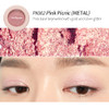 ETUDE Air Mousse Eyes (#PK002 Pink Picnic)(21AD) | Metal Glitter Eyeshadow That Gives Out a Dazzling Sparkle Effect with Different Types of Pearls | K-beauty