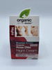 Dr Organic Rose Otto Night Cream 50ml (Anti-aging, Moisturising, Rejuvenating)