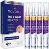 NOVOME Skin Tag Remover & Wart Remover - Quickly and Easily Remove Common Skin Tag, Wart and Callus - Effective and Scar-Free (4packs)