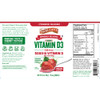 Barlean's Seriously Delicious Vitamin D3 Strawberry Milkshake –125 mcg (5000 IU) - 5.6 oz