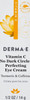 DERMA-E Vitamin C No Dark Circles Perfecting Eye Cream  Color Correcting Vitamin C Eye Cream with Turmeric and Caffeine for Fine Lines and Under Eye Puffiness, 0.5 Oz