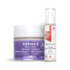 DERMA-E Advanced Peptides and Flora-Collagen Night Moisturizer 2 Oz. + Anti-Aging Regenerative Serum 2 Oz.