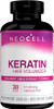 NeoCell Keratin Hair Volumizer, Enhance Hair Strength, Grass-Fed Collagen, Gluten Free, 60 Capsules (Package May Vary)