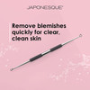 JAPONESQUE Blackhead, Pimple & Blemish Extractor with Dual-Ended Loop Extractor and Lancer, Made with High Quality Stainless Steel, Includes Protective Storage Case