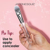 Japonesque Precision Foundation Brush with a Tapered Head of Ultra-soft Bristles, Perfect for Under Eye, Around the Nose Liquid or Cream Foundation Application