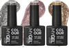 MYGEL by Mylee Nail Gel Polish The Glitters Polish Trio 3x10ml Colours, UV/LED Soak-Off Nail Art Manicure Pedicure for Professional, Salon & Home Use - Long Lasting & Easy to Apply