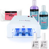 Mylee 36W UV lamp with MYGEL Top + Base Coat and Mylee Prep + Wipe & remover + Lint Free Wipes