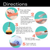 Mylee Polymer Gel Dual-Ended Tool  2 in 1 Brush & Picker for UV/LED Nail Art, Nail Tips & Extensions Builder