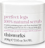 This Works Perfect Legs 100% Natural Scrub: An Exfoliating Pink Himalayan and Sea Salt Body Scrub, Infused with Blackcurrant and Sweet Almond Essential Oils to Soften and Smooth Skin, 200g