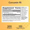 Jarrow Formulas Curcumin 95 500 mg, 120 Veggie Caps