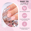 Makartt Dip Powder Nail Kit, Dippies Acrylic Powder 2 In 1 Clear White Nude Pink 4 Colors Acrylic Nail Dip Powder 1oz. French Manicure Kit Extension, Carve, Odor-Free, Long-Lasting Salon At Home DIY Spring