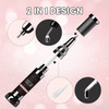 Makartt Updated 2pcs Nail Rhinestone Glue Gel with Brush& Pen tip, Clear Nail Glue Precision Pen Super Strong Adhesive Nail Art Glue Gel for Nail Decorations 3D Gems Stones Charms Flowers (8ml)
