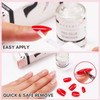 Makartt Instant Nail Glue Remover for Press on Nails, 0.34oz Debonder, Nail Tips Artificial Nail Acrylic Gake Nail Adhessive Fake Nail Remover without Acetone, Can't Remove Gel Nail Polish