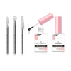 Makartt Nail Dehydrator and Primer Set, Air Dry Professional Long-lasting Nail Prep Nail Primer Bundle With Diamond Nail Drill Bits 3 PCS Cuticle Drill Bits, All In One Nail Prep Kit for Under Nail D