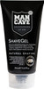 Mancave Caffeine Shave Gel, 5.9 Ounce