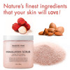 Majestic Pure Himalayan Body Scrub and Brown Sugar Scrub Bundle  Exfoliating Salt Scrub and Moisturizing Scrub Combo