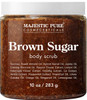 Brown Sugar Body Scrub for Cellulite and Exfoliation - All Natural Body Scrub - Reduces The Appearances of Cellulite, Stretch Marks, Acne, and Varicose Veins, Set Of 2